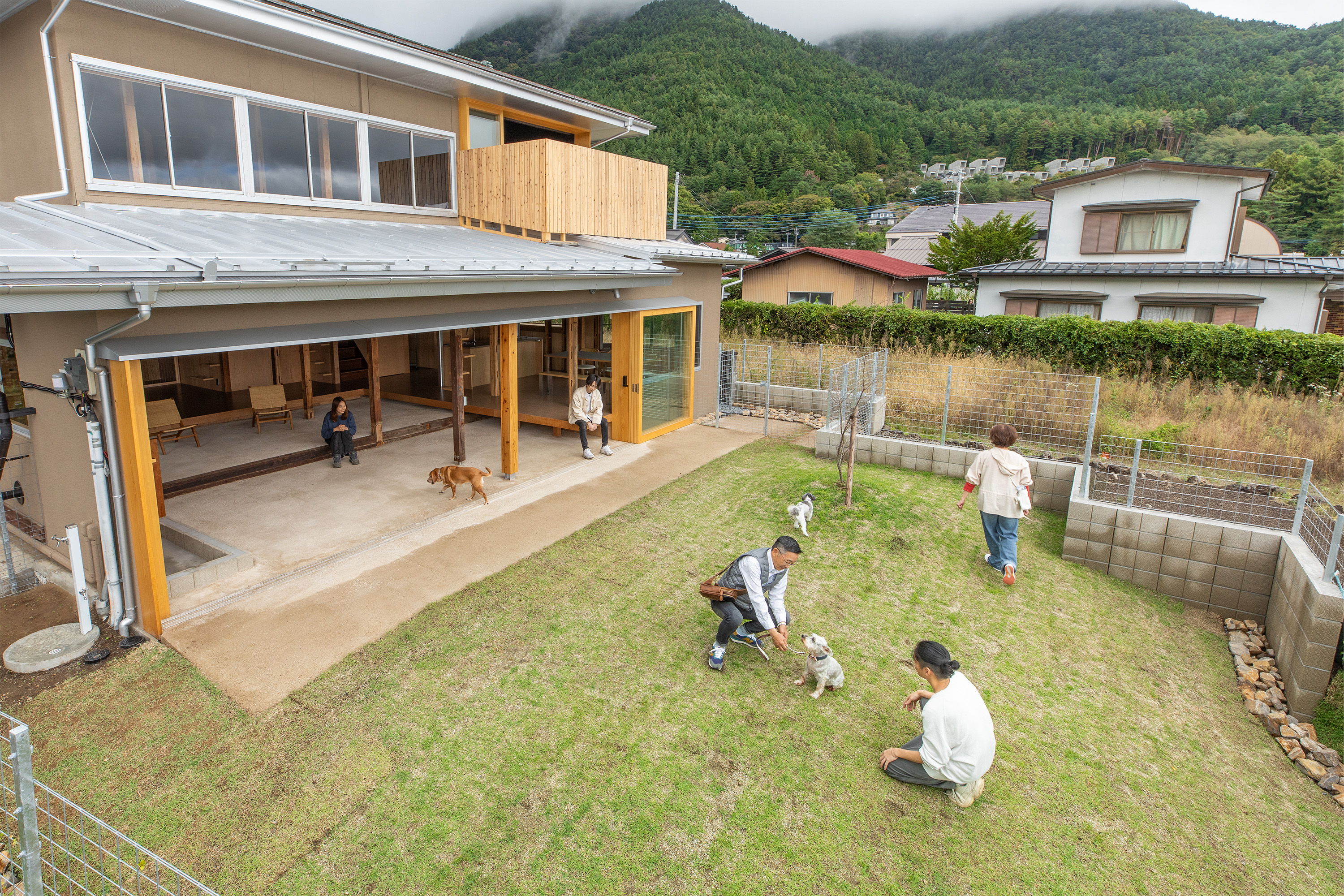 自然とペットと家族の時間を贅沢に楽しむコテージ
