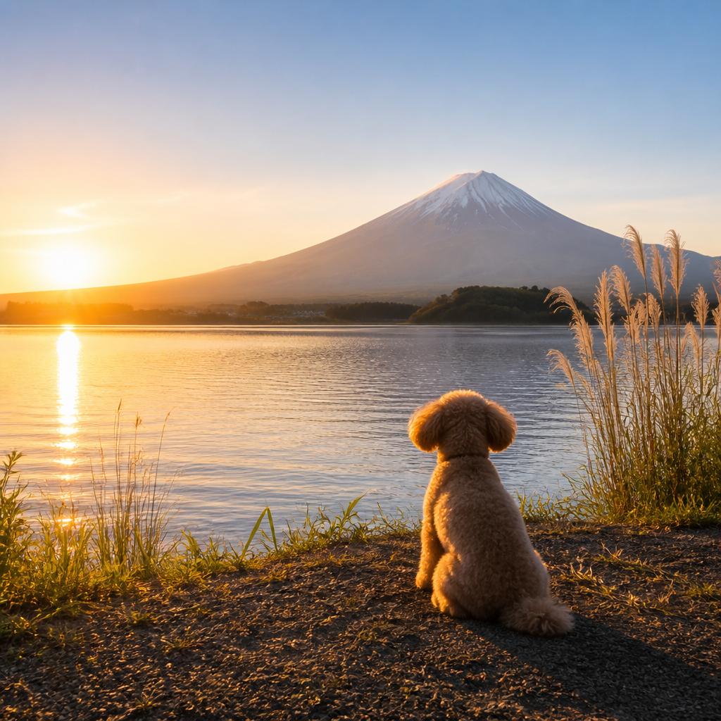 愛犬と特別なひとときを、河口湖で。