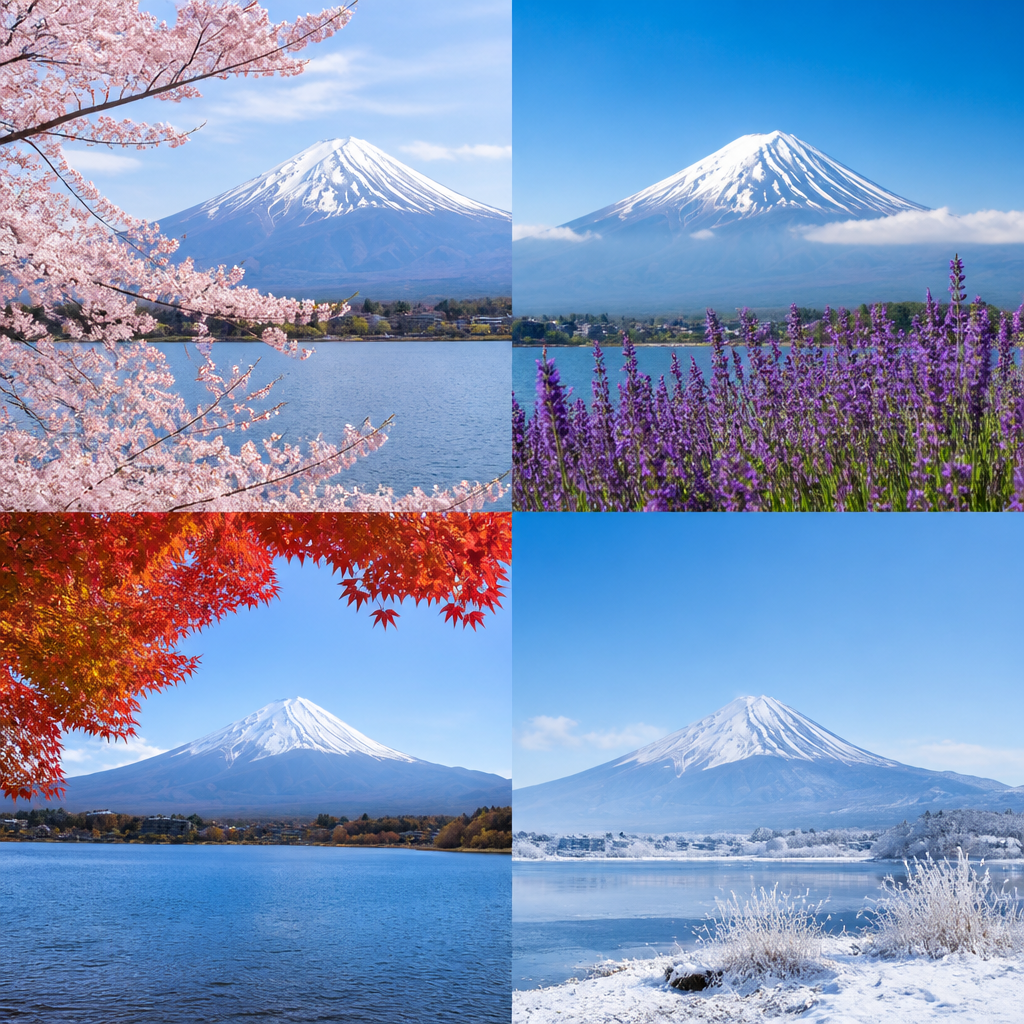 四季折々の美しい風景を堪能